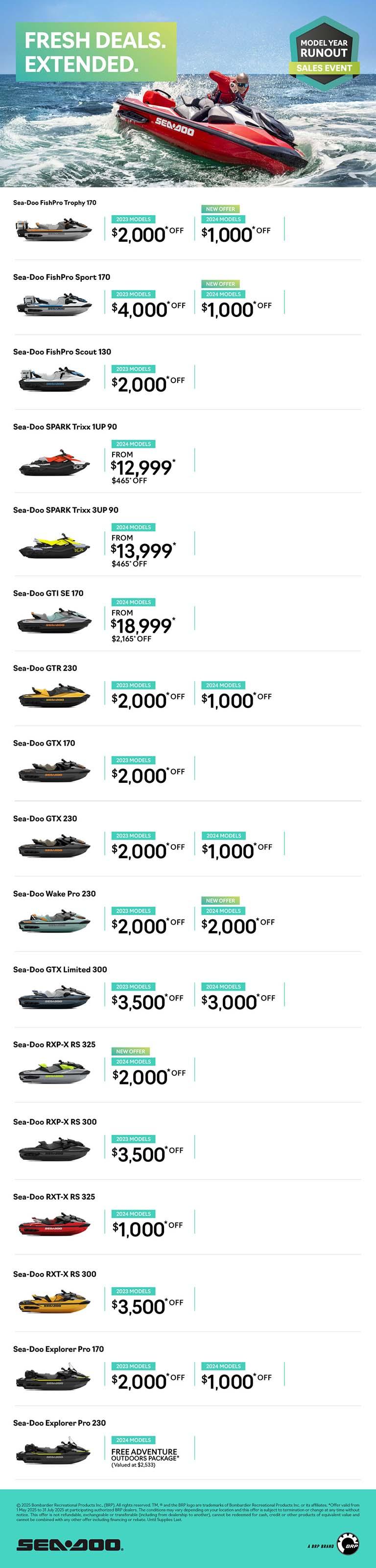 Sea-Doo Campaign Non-Switch - Q2 2025 Retail Program AU